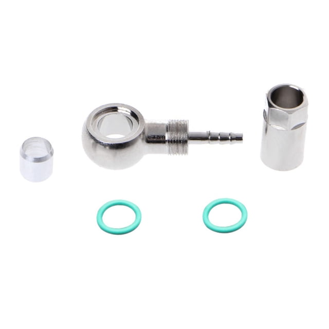 Eigraketly Conector de manguera de freno de disco hidráulico para bicicletas, conectores de cabeza de oliva para bicicleta, reemplazo profesional para Ciclismo Eigraketly OD0807-00
