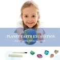 thumbnail image 4 of Science Educational Toys for Kids Gemstone Dig Kit Solar System Eight Planet Explore Gems Dig Kit(8in1), 4 of 7