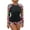 Black #3, variant on Jamicy Swimwear for Women Rash Guard & Swim Shorts, Long Sleeve Swim Shirt, Quick Dry Swimsuits Upf 50+ Spf Sun & Uv Protection