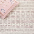 thumbnail image 6 of SAFAVIEH Marbella Norton Geometric Area Rug, Pink/Ivory, 8' x 10', 6 of 10
