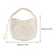 thumbnail image 5 of Bolsa de Bola de masa Hervida Likrtyny Mujer Suave Simple Hobo Ocio Al Aire Libre beige, 5 of 5