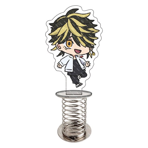 Figuras de acción de los vengadores de Tokio, juguete de 12cm con soporte acrílico de primavera, Manjiro Leno/Baji Keisuke/Hanagaki Takemichi/Matsuno Chifuyu Gong Bohan LED