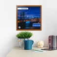 thumbnail image 5 of ArtToFrames 23.85x23.85 Inch - 60.6x60.6 CM Brown Puzzle Frame for 1000 piece Puzzles.1.25 Inch Custom Wood Puzzle Frames, Honey - Comes with Economy Acrylic, 5 of 6