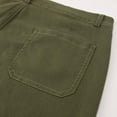 thumbnail image 3 of OSOLU Solid Color Women New 2025 Loose Wide Leg Large Size Casual Washed Button Micro Horn Jeans Women Cozy Pants Trousers Fashionable Classic Leisure Bottoms, 3 of 6