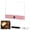 Pink, variant on Book Light Page, Rechargeable Clear LED Flat Reading Light with 3 Colors & Timer, Dimmable Panel Plate Lamp Book Full Page Light for Reading in Bed At Night