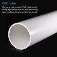 thumbnail image 4 of Unique Bargains 81.4mm ID 90mm OD 0.33M Blanc PVC Rigide Tube Rond à Fort Impact, 4 of 6