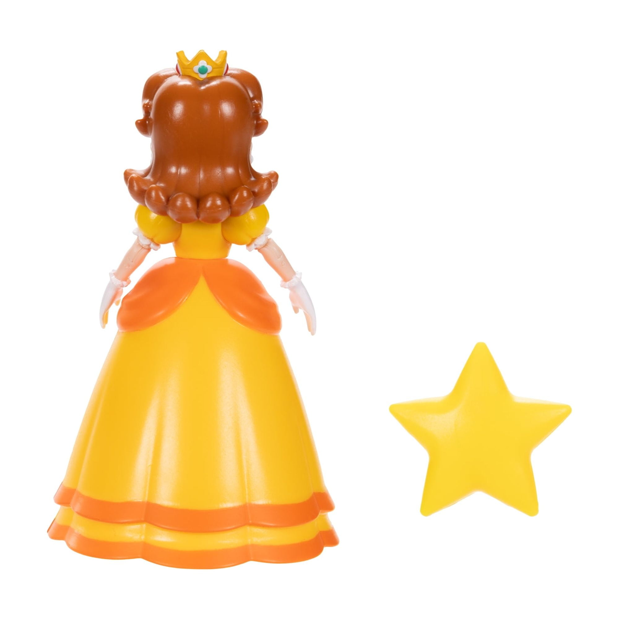 World of Nintendo Super Mario Daisy 4 inch Articulated Action Figure with Super Star Accessory