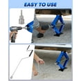 thumbnail image 6 of Kohree 2-Pack 9500lbs RV Scissor Jacks,Heavy Duty RV Trailer Camper Stabilizer Leveling with Crank Handle & Drill Bit,4-24" Adjustable Height,Blue, 6 of 10