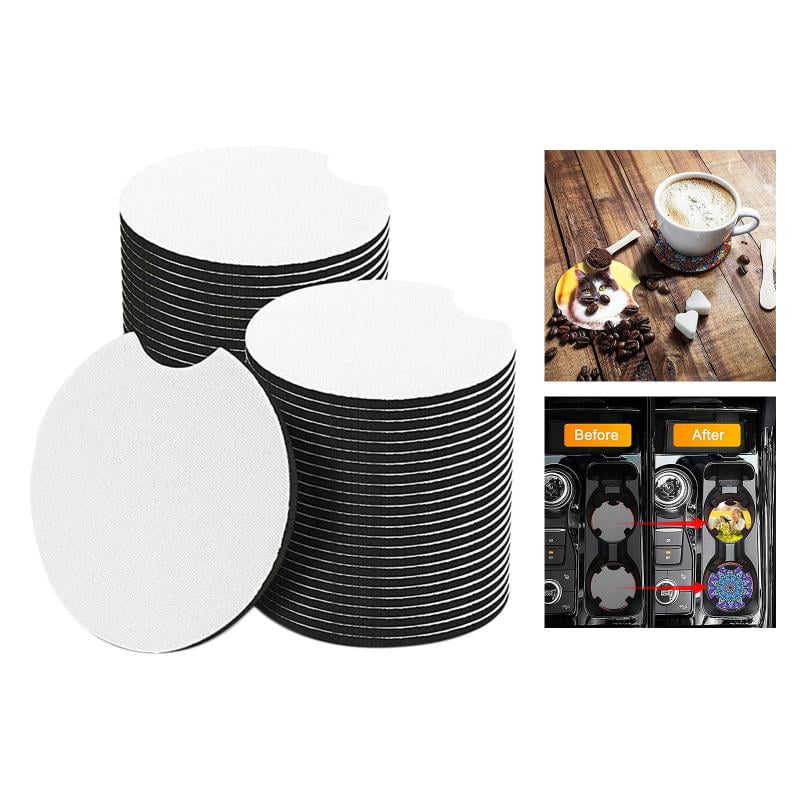 heat press 50x Square BLANK DRINKS COASTERS FOR SUBLIMATION ink printing 