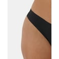 thumbnail image 2 of No Boundaries Women's No Show Thong Panty, Sizes XS to XXXL, 2 of 3