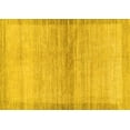 thumbnail image 1 of Ahgly Company Machine Washable Indoor Rectangle Abstract Yellow Modern Area Rugs, 5' x 7', 1 of 4
