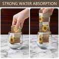 thumbnail image 4 of 2 Pcs Funny Kitchen Towels,Brown Checker Sunflower Pattern Microfiber Dish Towels,Kitchen Tea Towels,Kitchen Towel Set (18" X 26"), 4 of 7