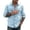 Blue, variant on Men's Casual Button Down Shirt Long Sleeve Turndown Collar Solid Polyester Zipper Closure Pockets Daily Work Office Business | Zenithor,Army Green L