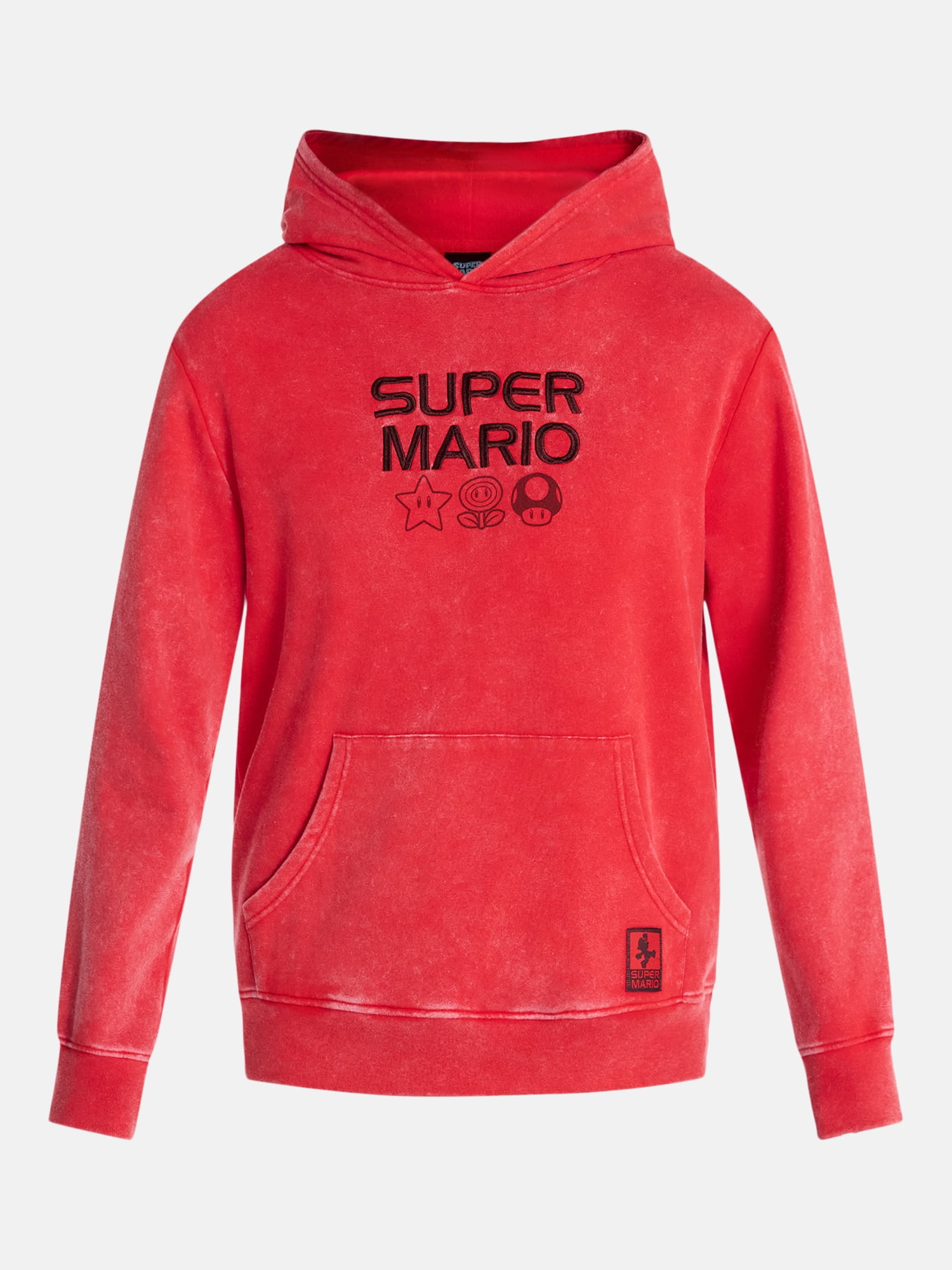 Super Mario Bros. Men's & Big Men's Graphic Hoodie with Overshoulder Print, Sizes XS-5XL