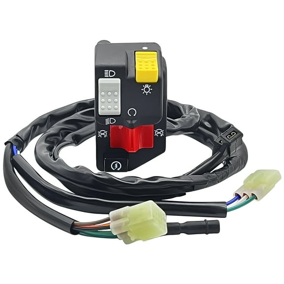 M MATI Handlebar Switch Start Kill Stop Headlight for Honda TRX250X TRX250EX Sportrax 250 2008-2017