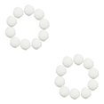 thumbnail image 2 of sweethay 10 piezas de bolas de agua, juguetes de juego reutilizables, juguete absorbente para padres e hijos, blanco Blanco 2Conjunto, 2 of 6