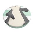 thumbnail image 1 of Saiise Housse de Coussin de Tabouret à Imprimé Raton Laveur Mignon, Coussin de Siège Rond pour Tabourets en Bois et en Métal, Confortable et Durable - 14 Pouces, 1 of 7