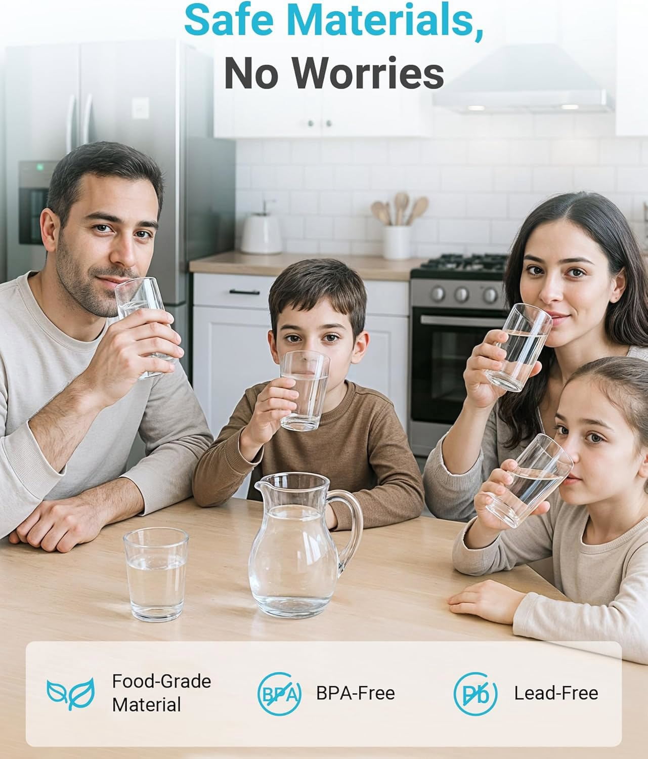 AQUA CREST F-1000 Water Filter, Replacement for InSinkErator® F-1000, F-2000, F-3000, AquaPure AP Easy C-Complete, 500 Gallons, NSF/ANSI 42