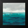 thumbnail image 2 of Vess, June Erica 12x12 Black Modern Framed Museum Art Print Titled - Sea Foam Vista II, 2 of 5