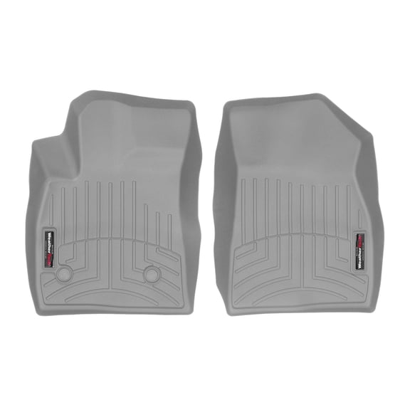 WeatherTech Custom Fit FloorLiners compatible with Encore GX, TrailBlazer - 1st Row (Driver & Passenger), Grey