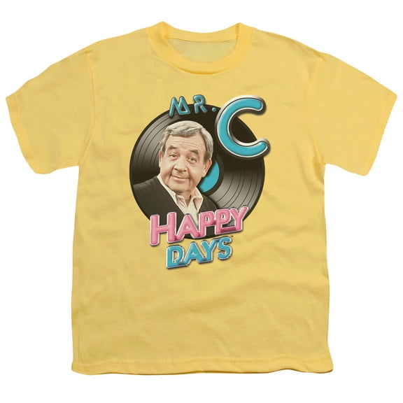 Happy Days Mr. C Youth 18/1 T-Shirt Banana