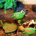 thumbnail image 2 of Bebedero y cuenco de agua de 2 piezas Sailing Bandeja para reptiles Mascotas pequeñas Verde, 2 of 5