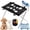 Black, variant on 2-in-1 Foldable Pet Grooming Bed, Foldable Pet Bathing Stand with Strap, Foldable Pet Bathing Station, Dog Grooming Hammock, Quick Dry Mesh Table, Secure Support Strap, Nail Trimming Slingent