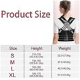 thumbnail image 5 of Posture Corrector Back Shoulder Health Support Body Brace Belt Lumbar Adjustable, 5 of 5