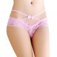 thumbnail image 3 of Gibobby Ropa Interior para Mujer Lencería sexy para mujer Encaje Cruz Sexy T Pantalones abierta Bragas sexy（Rosa，Talla única), 3 of 5