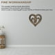 thumbnail image 3 of Manos De Madera Decoración De Pared Mano De Obra Fina Decoración De Pared Adorno Corazón Arte De Pared Escultura Corazón Acabado De Madera Para Pared Hogar Sala De Estar Minnieouse HA013151-00, 3 of 6