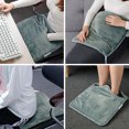 thumbnail image 3 of Foot Heating Pad Electric Heated Foot Warmers for Men and Women Pain Relief Cramps Girl Menstrual with 6 Heat Levels 4 Timer Setting Heating Therapies 15.7inch * 15.7inch Dark Grey, 3 of 6