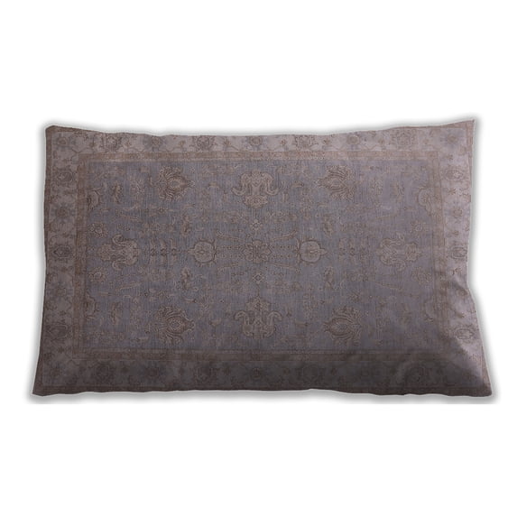 Ahgly Company Indoor Rectangular Mid-Century Modern Lumbar Throw Pillow, 13 inch by 19 inch