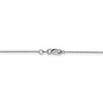 thumbnail image 4 of 14K White Gold chain Cable Diamond-cut 20 in 1.15 mm, 4 of 5