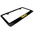 thumbnail image 2 of Ford Mustang 5.0 in Yellow Black Metal License Plate Frame, 2 of 3