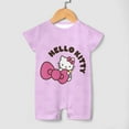 thumbnail image 4 of Hello Kitty Baby Boy Girl Romper Short Sleeve Cotton Bodysuit Outfits Jumpsuit Summer One Piece Clothes, 4 of 8