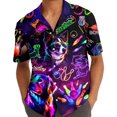 thumbnail image 5 of Retro Neon Bowling Dog Hawaiian Shirt For Men Vintage Bowling Shirt Mens Hawaiian Shirts Short Sleeve Button Down Shirt Men TO1, 5 of 7