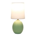 thumbnail image 3 of Mod Lighting and Decor Mini Oval Table Lamp with Tapered Shade - 12.5" - Sage Green, 3 of 9