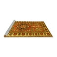 thumbnail image 2 of Ahgly Company Machine Washable Indoor Rectangle Geometric Yellow Traditional Area Rugs, 8' x 12', 2 of 4