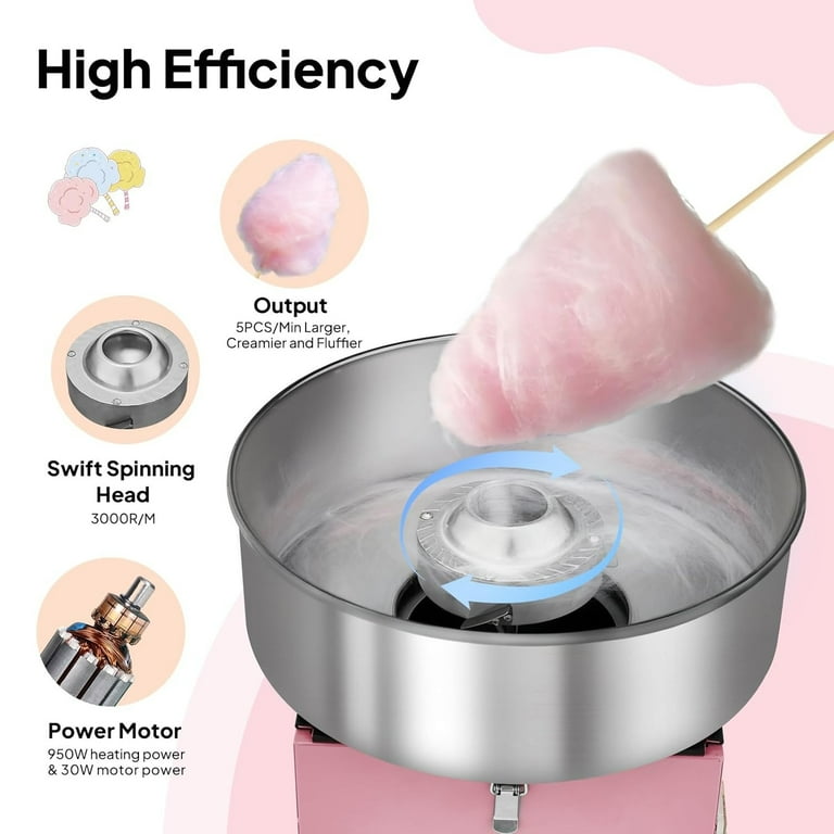 Ktaxon 21 Inch Cotton Candy Machine, Electric Candy Floss Maker