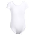 thumbnail image 5 of HJYCHN Dance Leotard for Girls Short Sleeve Two Piece Ballet Dress with Heart Design for Dress for Girls 8-10 Years, 5 of 6