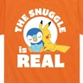 thumbnail image 3 of Pokémon - The Snuggle Is Real Pikachu And Piplup - Youth Short Sleeve Graphic T-Shirt, 3 of 6