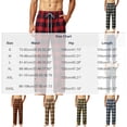 thumbnail image 4 of Xcmzpl Mens Buffalo Plaid Pajama Pants Soft Comfy Lounge PJs with Two Pockets Elastic Waist Lightweight Sleep Pants S-XXXL, 4 of 7