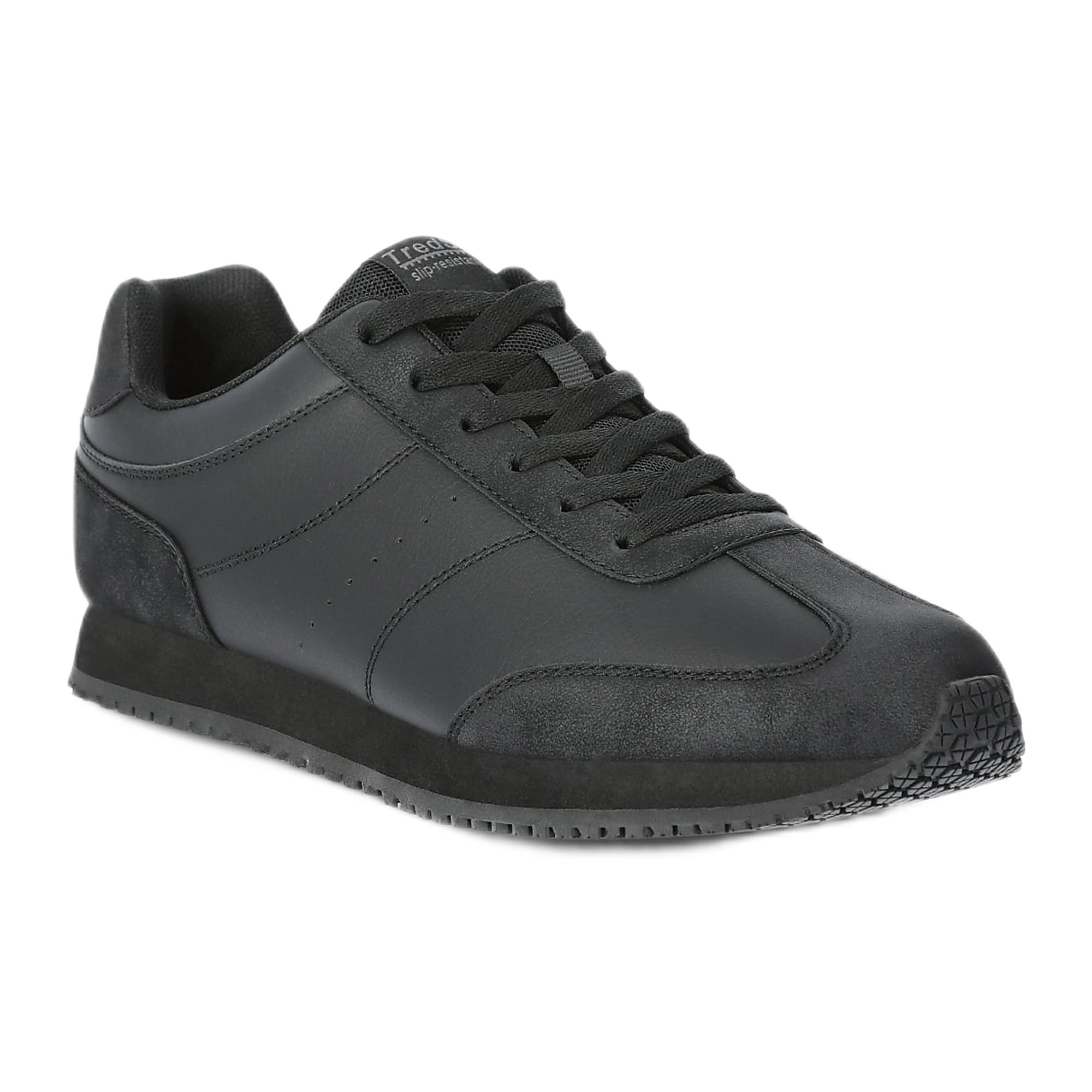 TredSafe Men’s Ethan Slip-Resistant Shoes, Black