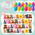 thumbnail image 2 of Joyfy 36 Pack Prefilled Easter Eggs with Toys,Easter Eggs with Mini Stuffed Animals Plush Toys for Kids Toddler,Easter Basket Filler Egg Hunt Filler Stuffer, 2 of 6