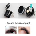 thumbnail image 4 of Contenant de Rangement pour Colle pour Cils - Support Adhésif pour Cils Étanche pour Extensions et Fournitures de Greffage, Noir, 4 of 5