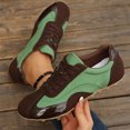 thumbnail image 6 of Willtoo Women's Retro Sneakers Round Toe Lace-Up Low-Top Casual Shoes Faux Suede Non Slip Sole Fashion Walking Tennis Shoes, 6 of 6