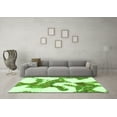 thumbnail image 3 of Ahgly Company Indoor Rectangle Abstract Green Modern Area Rugs, 8' x 10', 3 of 4