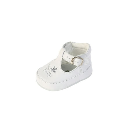 T-strap Ankle Strap - Dempsey Marie Girl's T-Strap or Ankle Strap High Top Baptism Special Occasion Leather Shoes