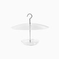 thumbnail image 6 of YAMB Clear Hanging Bird Feeder with Baffle, Windproof & Rainproof Outdoor Feeding Tray with Rustproof Metal Hook, Easy-fill & Wash Bird Food Container for Garden Backyard Bird Watching, 6 of 6