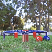 Spikeball: Weekender USA Set - Red-White-Blue - Roundnet: Blends Volleyball & 4 Square, Outdoor Yard Game, Balls-Net Structure-Bag, Beach-Sports Play